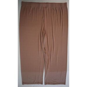 SKIMS 158973 Women's Plus Sz 3XL Sienna Brown Soft Sleepwear Lounge Pants
